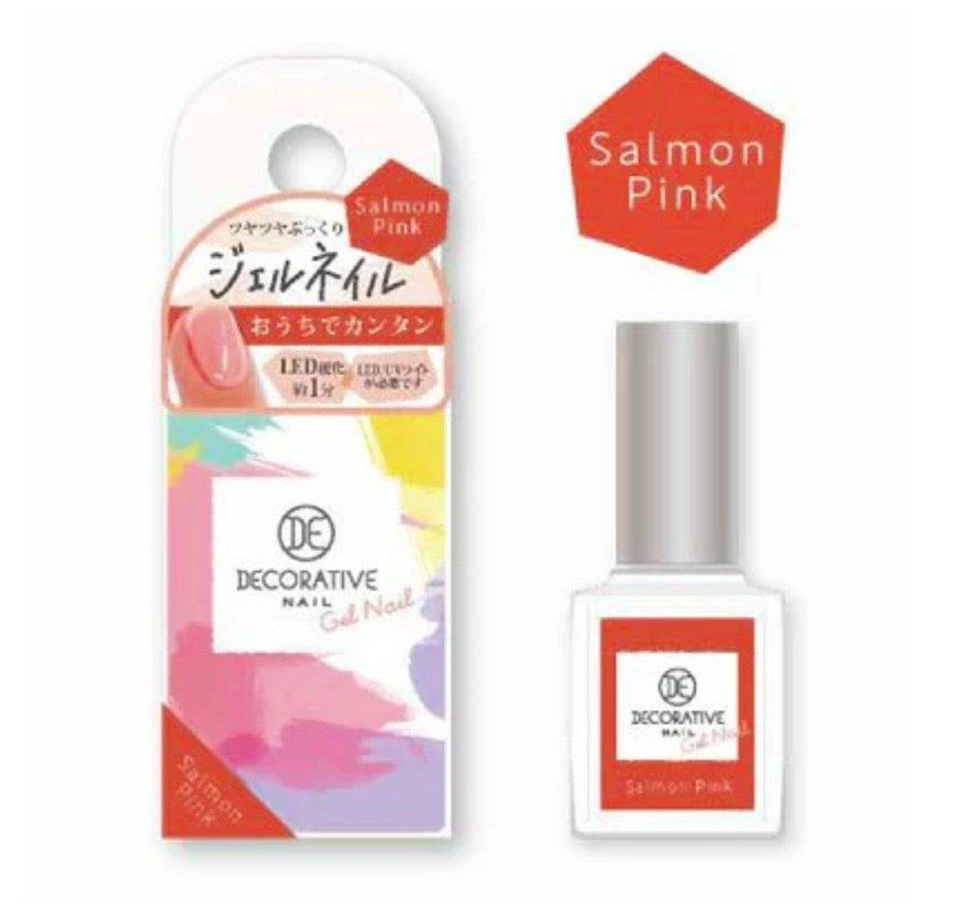SHO-BIDO DECORATIVE COLOR GEL NAIL SALMON PINK