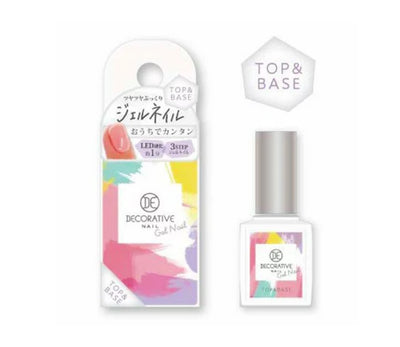 SHO-BIDO DECORATIVE COLOR GEL NAIL BASE & TOP COAT