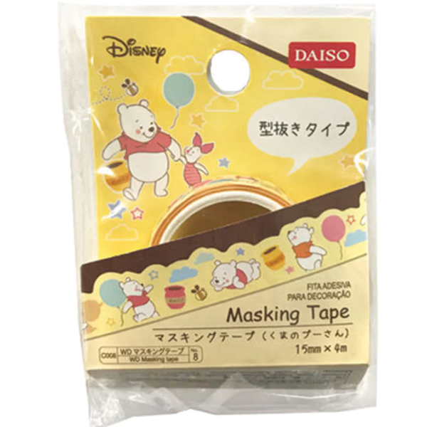 WD MASKING TAPE DIE CUT TYPE WINNIE THE POOH