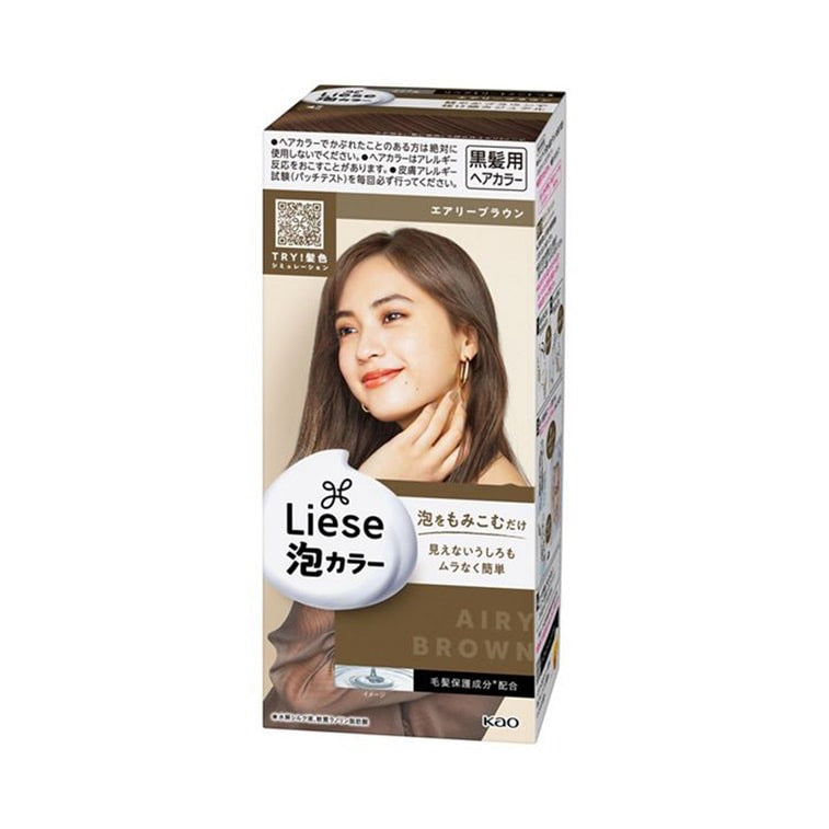 KAO LIESE BUBBLE HAIR COLOR AIRY BROWN