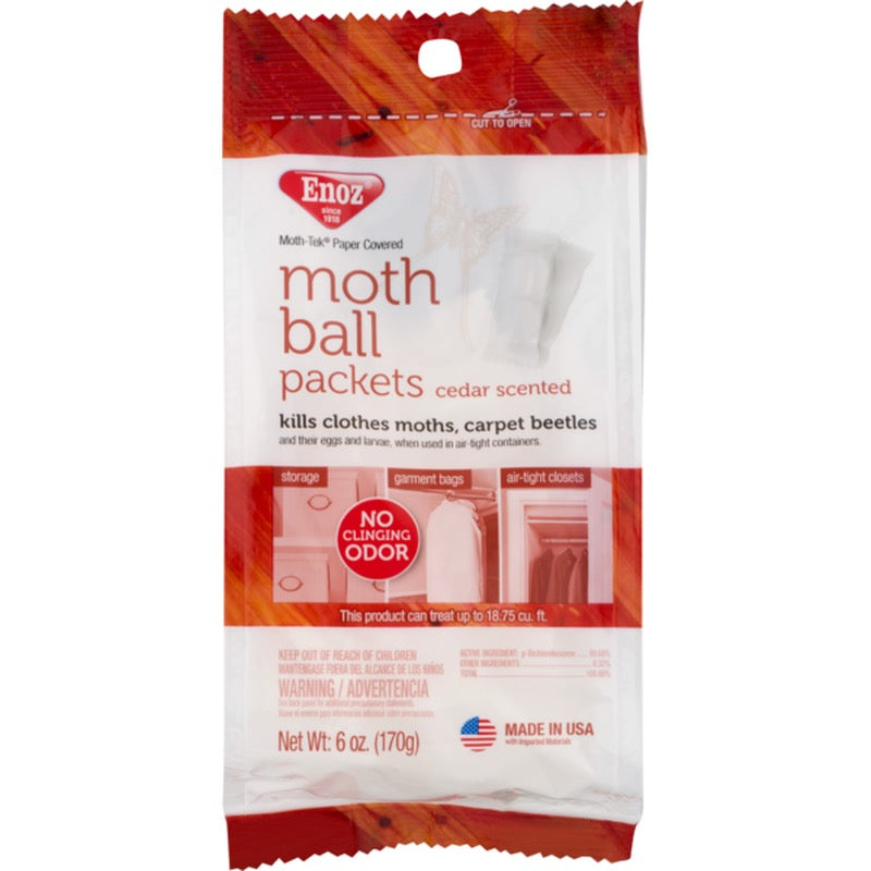 MOTH BALL PACKETS CEDAR SCENTED