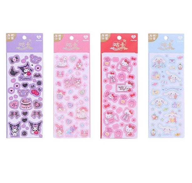 SANRIO CHARACTERS DESSERT HOLOGRAM STIKER